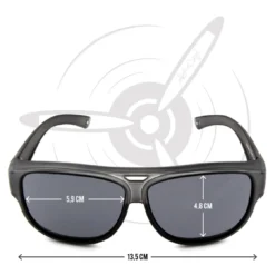 ActiveSol Überzieh-Sonnenbrille 'El Aviador' Grau -CampGlück Verkäufe activesol ueberzieh sonnenbrille el aviador grau5