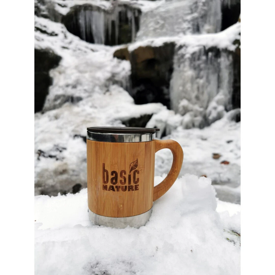 BasicNature Edelstahlbecher 'Bambus' 0,3 L 5 BasicNature Edelstahlbecher 'Bambus' 0,3 L – Bild 5