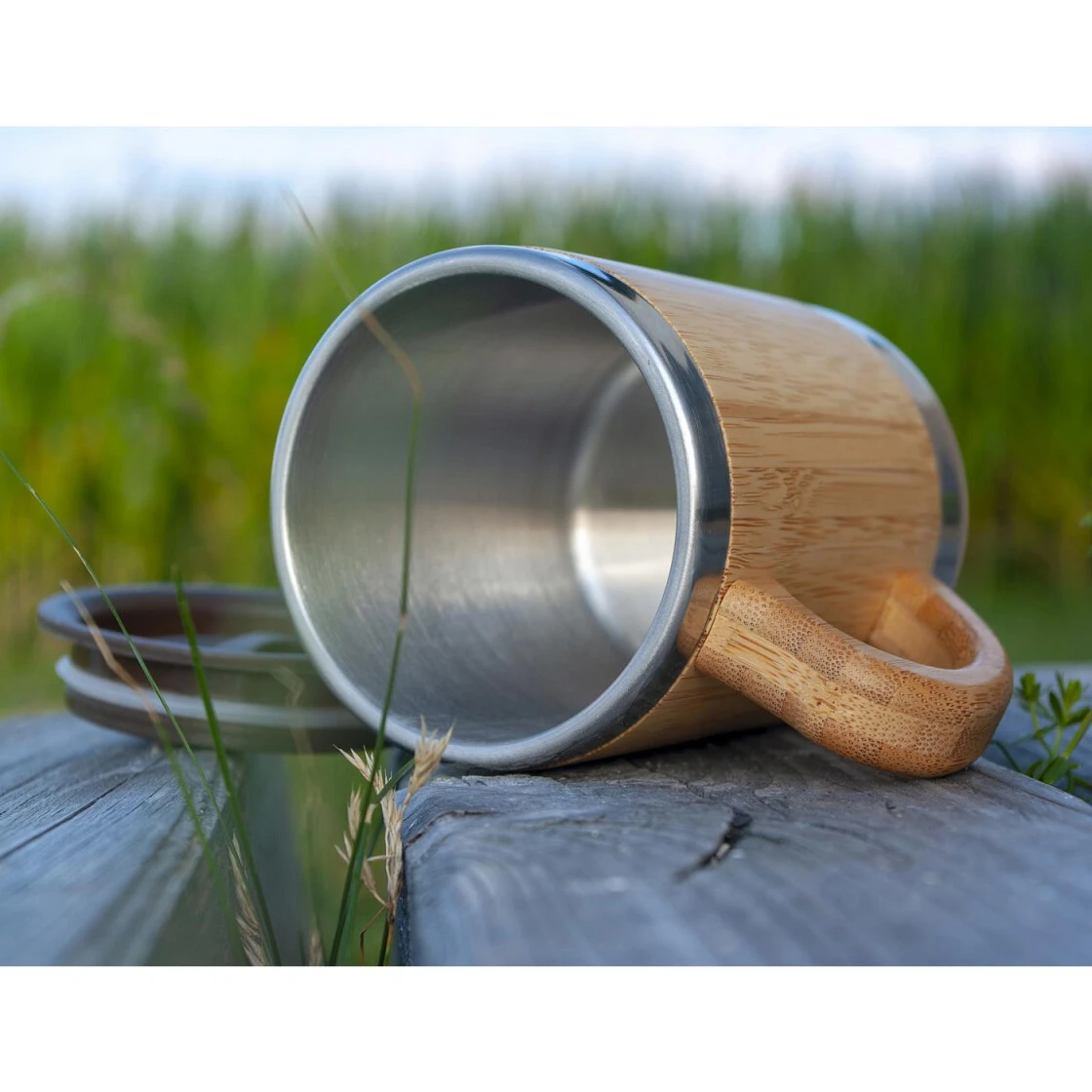 BasicNature Edelstahlbecher 'Bambus' 0,3 L 9 BasicNature Edelstahlbecher 'Bambus' 0,3 L – Bild 9