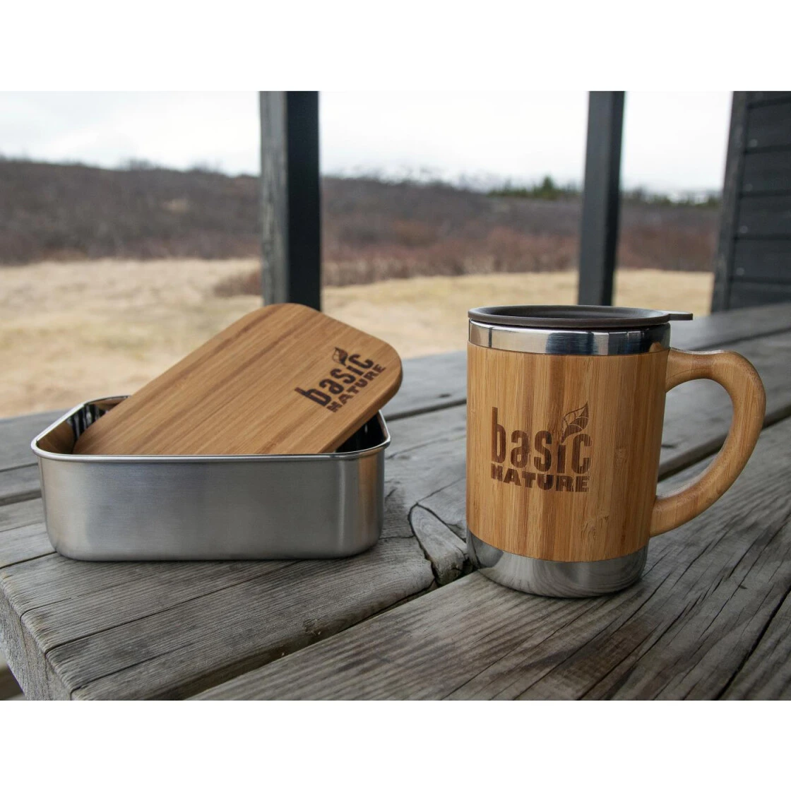 BasicNature Edelstahlbecher 'Bambus' 0,3 L 6 BasicNature Edelstahlbecher 'Bambus' 0,3 L – Bild 6
