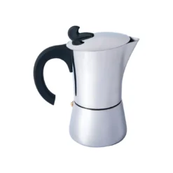BasicNature Espresso Maker 'Edelstahl' 2 Tassen