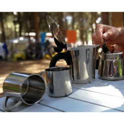 BasicNature Espresso Maker 'Edelstahl' 6 Tassen -CampGlück Verkäufe basicnature espresso maker edelstahl 6 tassen8