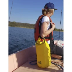 BasicNature Packsack '500D' 10 L Gelb -CampGlück Verkäufe basicnature packsack 500d 10 l gelb2