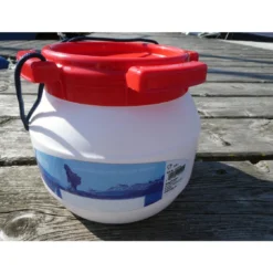 BasicNature Weithalstonne, Rund Weiß 3,6 L -CampGlück Verkäufe basicnature weithalstonne rund weiss 36 l3