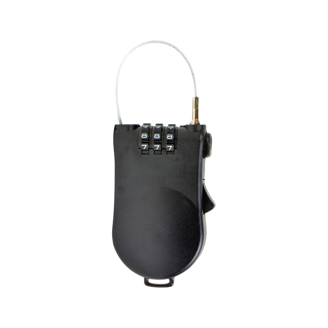 BasicNature Zahlenschloss Mit Drahtseil 2 BasicNature Zahlenschloss Mit Drahtseil – Bild 2