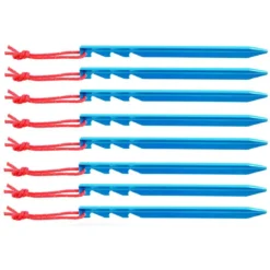 BasicNature Zelthering 'Y-Stake' 18 Cm Blau 8 Stück -CampGlück Verkäufe basicnature zelthering y stake 18 cm blau 8 stueck2