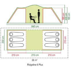 Coleman Zelt 'Ridgeline 6 Plus', 6 Personen -CampGlück Verkäufe coleman zelt ridgeline 6 plus 6 personen3