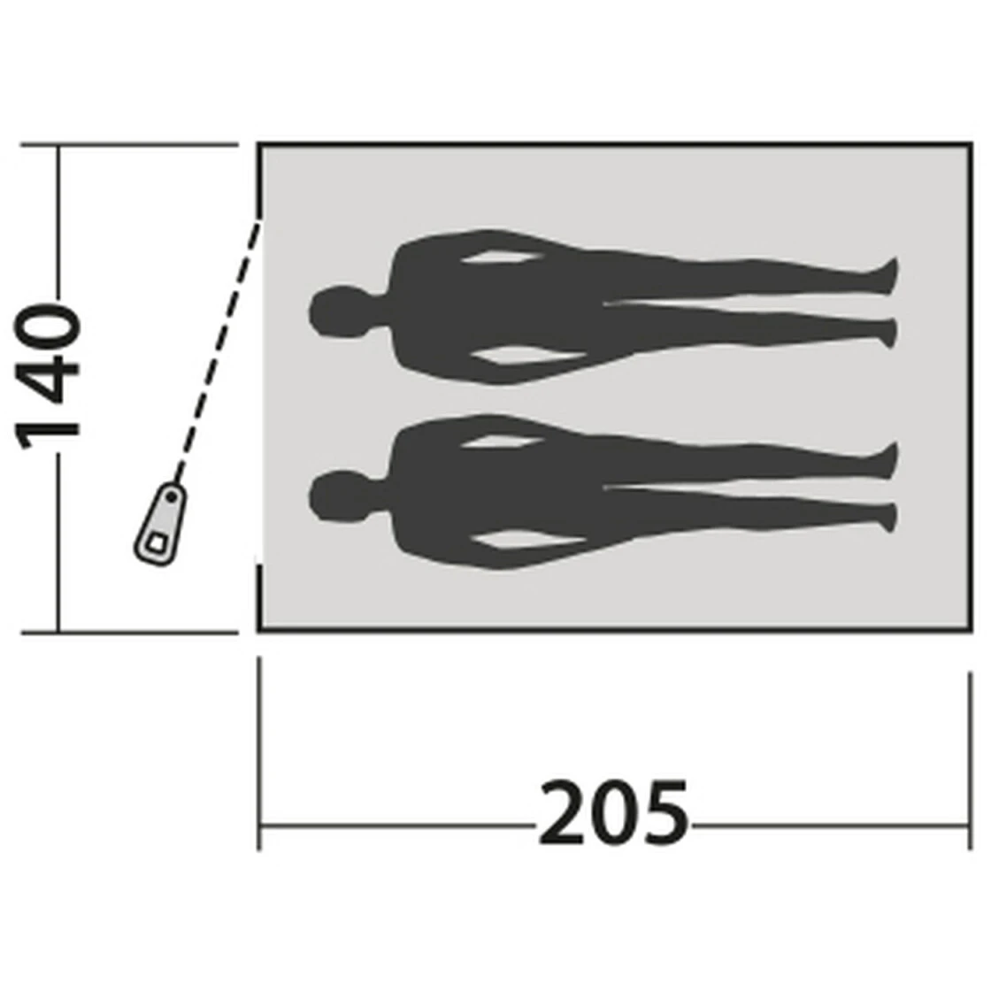 EasyCamp Kuppelzelt 'Comet 200',2 Personen 1 EasyCamp Kuppelzelt 'Comet 200',2 Personen