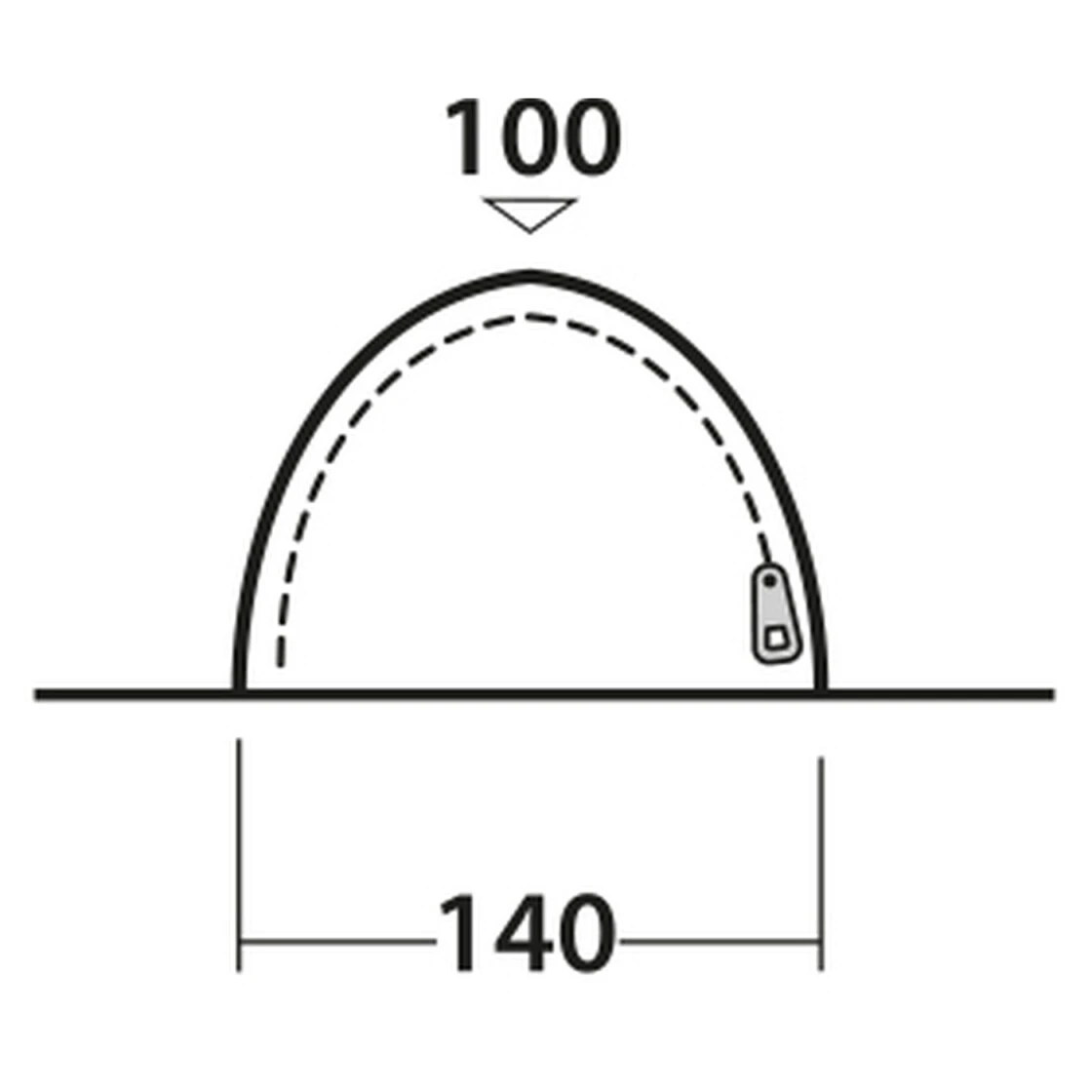 EasyCamp Kuppelzelt 'Comet 200',2 Personen 6 EasyCamp Kuppelzelt 'Comet 200',2 Personen – Bild 6