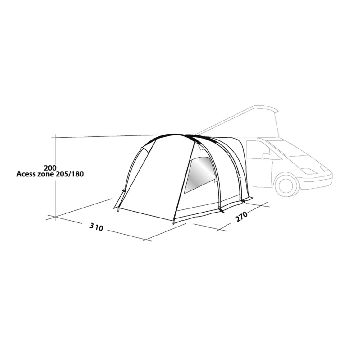 EasyCamp Zelt Shamrock Bus-Vorzelt 4 EasyCamp Zelt Shamrock Bus-Vorzelt – Bild 4
