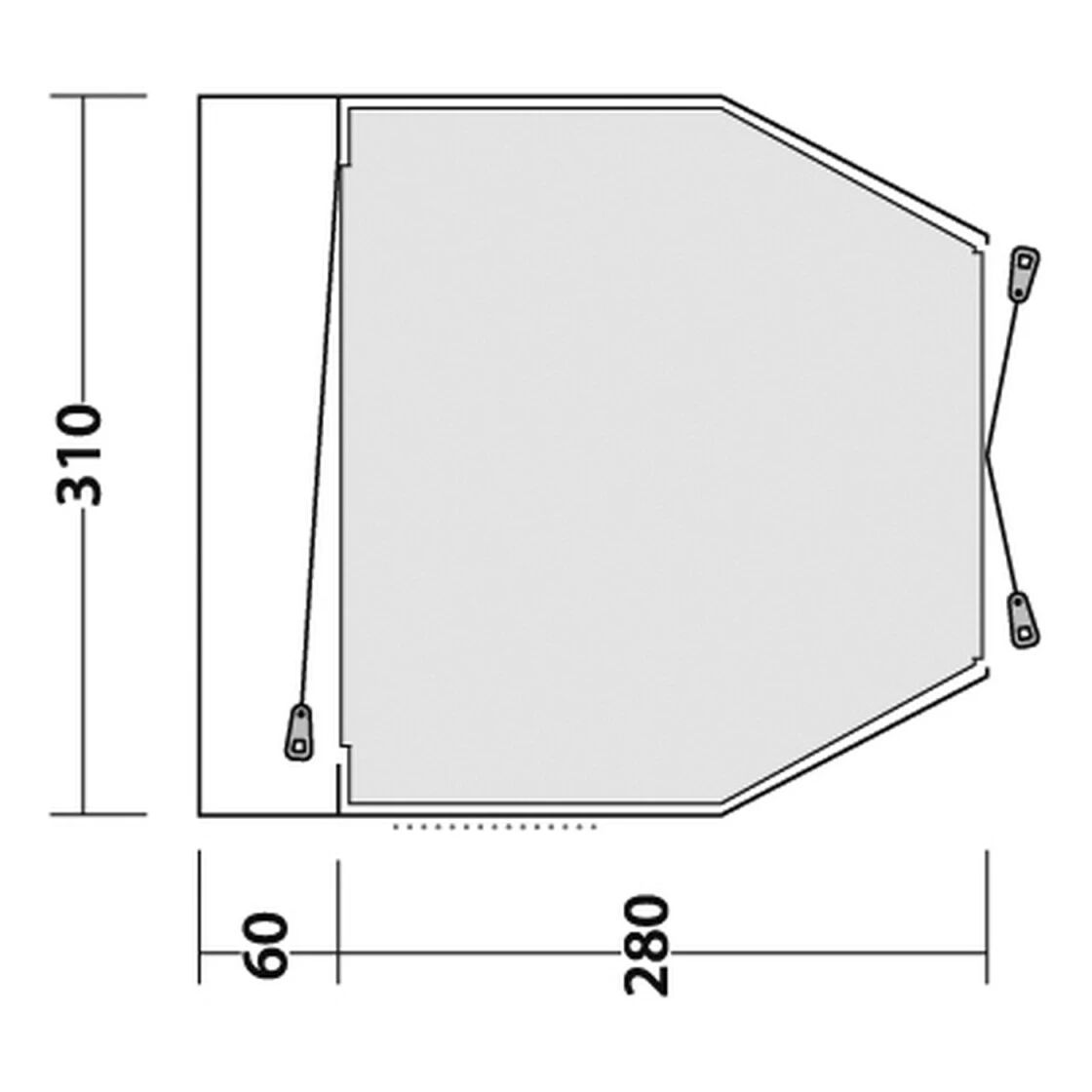 EasyCamp Zelt Shamrock Bus-Vorzelt 3 EasyCamp Zelt Shamrock Bus-Vorzelt – Bild 3