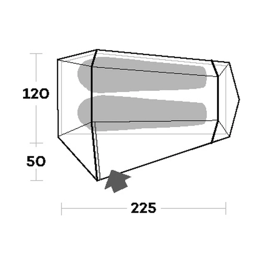 Ferrino Zelt 'Lightent Pro' 2 Personen Oliv 2 Ferrino Zelt 'Lightent Pro' 2 Personen Oliv – Bild 2