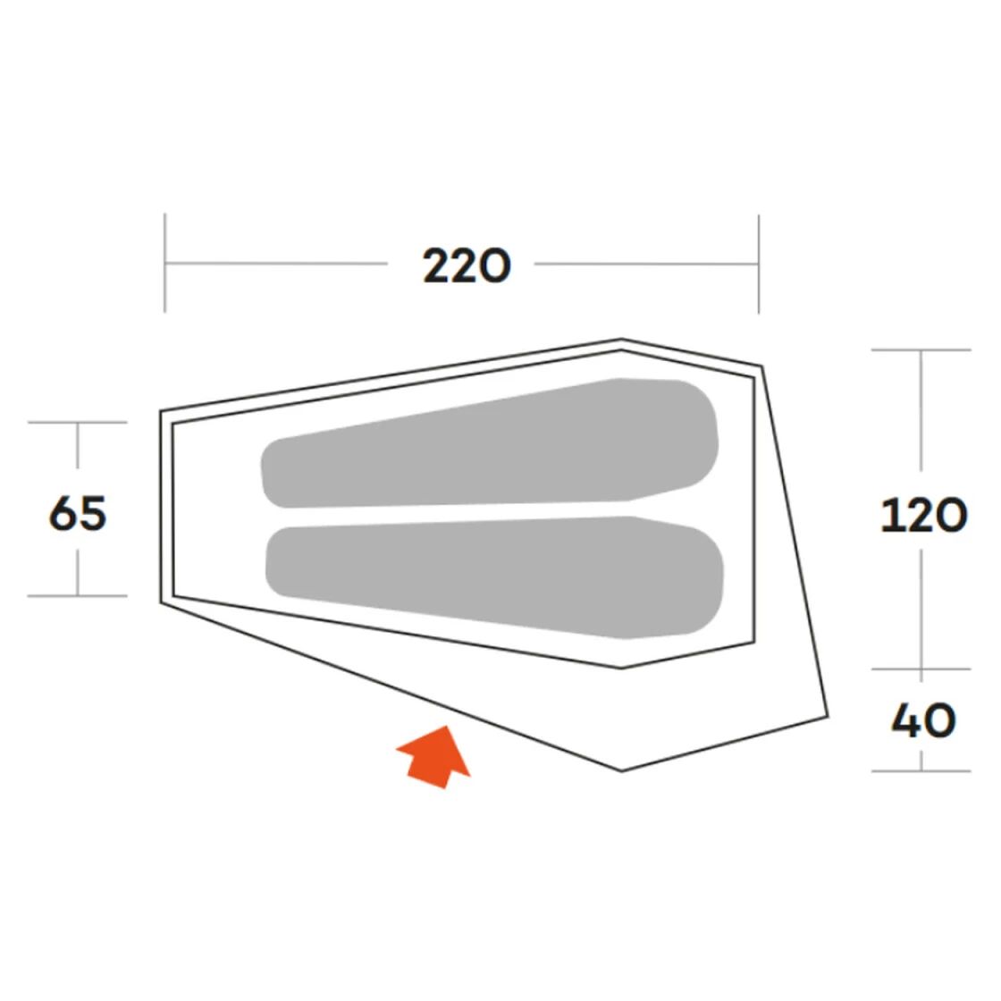 Ferrino Zelt 'Piuma', 2 Person Türkis 2 Ferrino Zelt 'Piuma', 2 Person Türkis – Bild 2