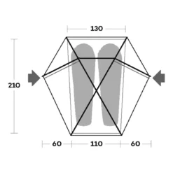 Ferrino Zelt 'Trivor' 2 Personen Orange -CampGlück Verkäufe ferrino zelt trivor 2 personen orange