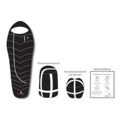 Grüezi-Bag Mumienschlafsack 'Cloud' Links