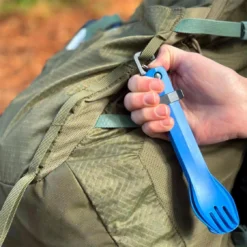 Humangear Besteck 'GoBites BIO K/F/S', Blau