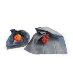 Origin Outdoors Bienenwachstücher Gepunktet Dunkelblau 2er Set