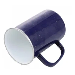 Origin Outdoors Emaille Tasse, 550 Ml Blau Lang