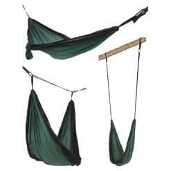 Origin Outdoors Hängematte 'Swing-Sit-Relax' Dunkelgrün -CampGlück Verkäufe origin outdoors haengematte swing sit relax dunkelgruen7