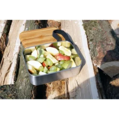 Origin Outdoors Lunchbox 'Bamboo' Edelstahl1,2 L