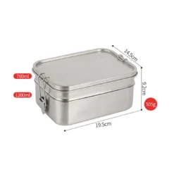 Origin Outdoors Lunchbox 'Deluxe Double',Edelstahl 1,9 L -CampGlück Verkäufe origin outdoors lunchbox deluxe doubleedelstahl 19 l8