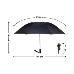 Origin Outdoors Regenschirm 'Reverse', Sustain Schwarz -CampGlück Verkäufe origin outdoors regenschirm reverse sustain schwarz6