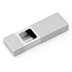 Origin Outdoors Reise-Aschenbecher, Eckig Silber