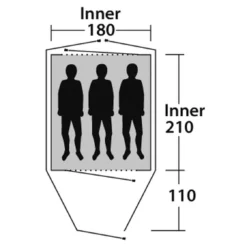 Outwell Zelt 'Cloud' 3 Personen -CampGlück Verkäufe outwell zelt cloud 3 personen8