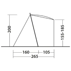 Outwell Zelt 'Sandcrest' S -CampGlück Verkäufe outwell zelt sandcrest s2