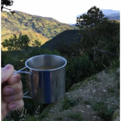 RELAGS Edelstahlbecher 'Faltgriff', 0,35 L -CampGlück Verkäufe relags edelstahlbecher faltgriff 035 l11