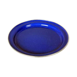 RELAGS Emaille Teller, Flach, 26 Cm, Blau -CampGlück Verkäufe relags emaille teller flach 26 cm blau3