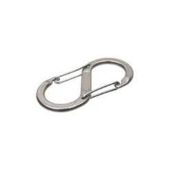 RELAGS Zubehörkarabiner, 2 Stück, 'S', Grau