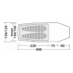 Robens Zelt 'Voyager', Ex, 2 Personen