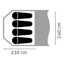 SALEWA Zelt 'Alpine Hut', 4 Personen -CampGlück Verkäufe salewa zelt alpine hut 4 personen2