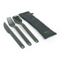 UCO Besteckset 'Camp',grau 3 Teilig -CampGlück Verkäufe uco besteckset campgrau 3 teilig2