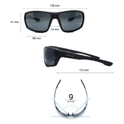 Urbanium Sonnenbrille Polarisiert Grau Herren Oslo