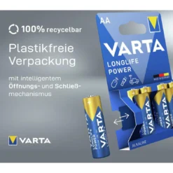 Varta Alkaline Batterien 'High Energy', Mignonzelle, 4 Stück -CampGlück Verkäufe varta alkaline batterien high energy mignonzelle 4 stueck4